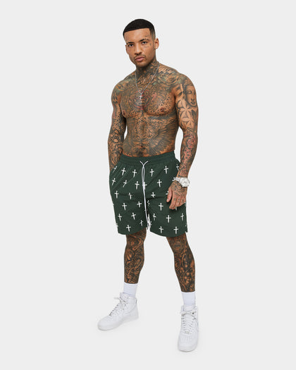 Saint Morta Daggers Shorts Dark Green