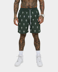 Saint Morta Daggers Shorts Dark Green