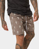 Saint Morta Daggers Shorts Dark Brown