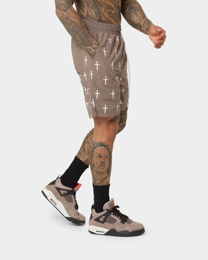 Saint Morta Daggers Shorts Dark Brown