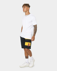Canterbury Harlequin Striped 9 Shorts Black/Gold
