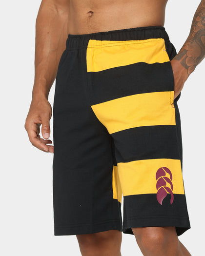 Canterbury Harlequin Striped 9 Shorts Black/Gold