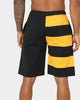 Canterbury Harlequin Striped 9 Shorts Black/Gold