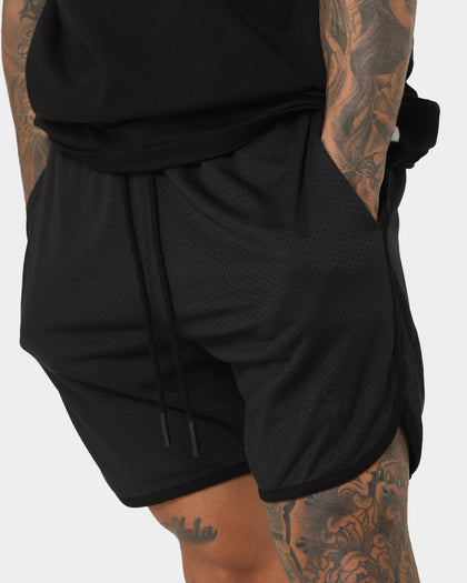 Saint Morta Icarus Mesh Shorts Black