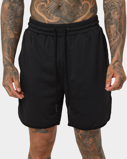 Saint Morta Icarus Mesh Shorts Black