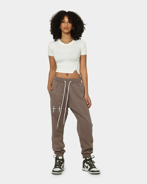 Saint Morta Graves Sweat Pants Dark Brown