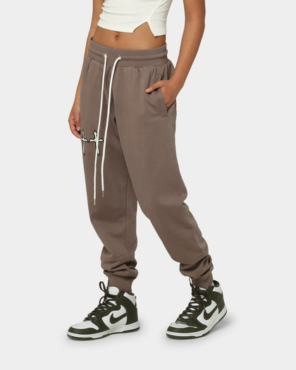 Saint Morta Graves Sweat Pants Dark Brown