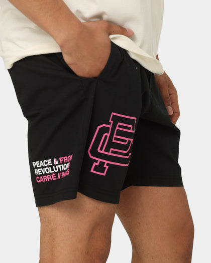 Carre World Peace Slide Shorts Black