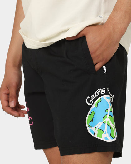Carre World Peace Slide Shorts Black