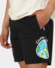 Carre World Peace Slide Shorts Black
