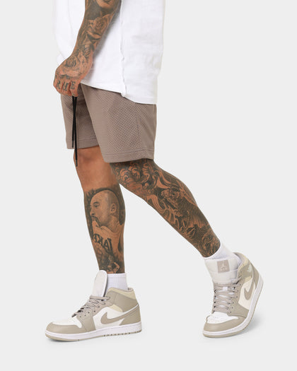 Saint Morta Kingdom Basketball Shorts Dark Brown