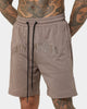 Saint Morta Kingdom Basketball Shorts Dark Brown