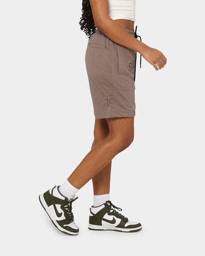 Saint Morta Kingdom Basketball Shorts Dark Brown