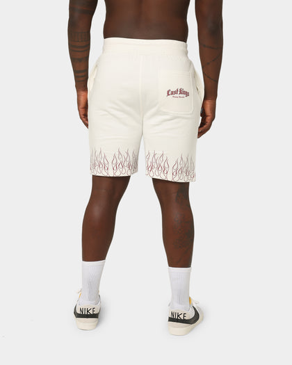 Last Kings Flaming Pharaohs Sweat Shorts Off White