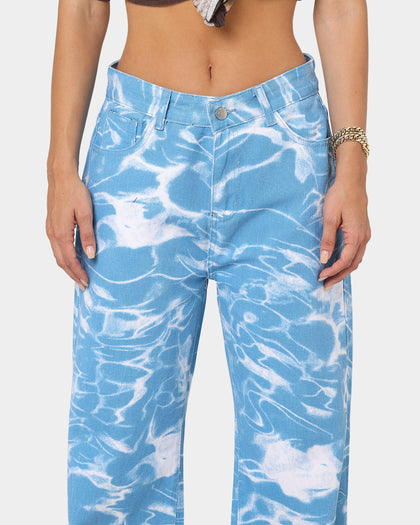 XXIII Women's Tallula Tie Dye Jeans Blue