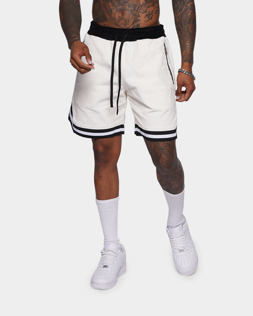 XXIII Aurelio Cord Shorts Cream