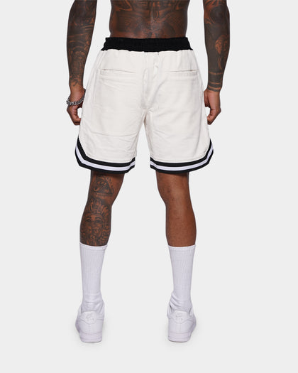 XXIII Aurelio Cord Shorts Cream