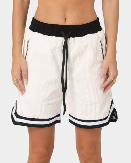XXIII Aurelio Cord Shorts Cream