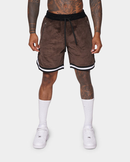 XXIII Aurelio Cord Shorts Tan