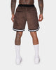 XXIII Aurelio Cord Shorts Tan