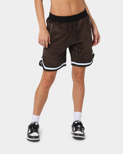 XXIII Aurelio Cord Shorts Tan