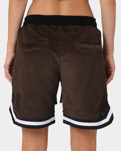 XXIII Aurelio Cord Shorts Tan