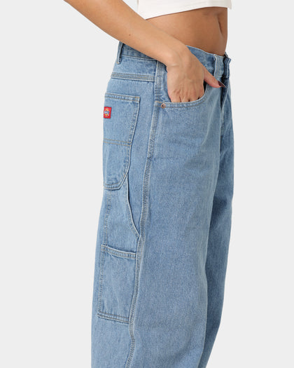 Dickies Relaxed Fit Carpenter Jeans Light Indigo
