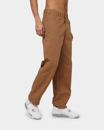 Dickies Relaxed Fit Duck Jeans Rinsed Timber Brown