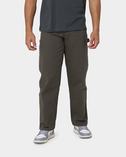 Dickies Relaxed Fit Duck Jeans Rinsed Moss Green