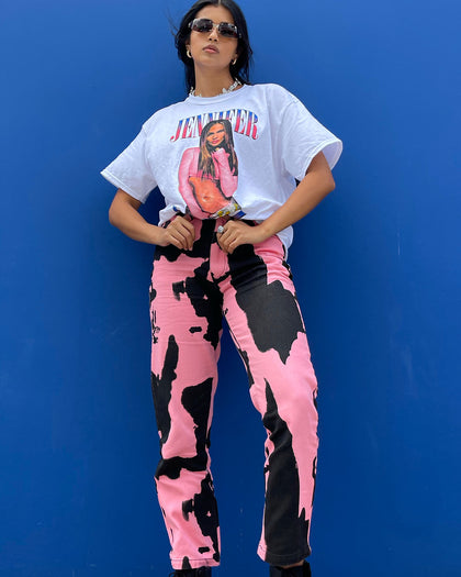 XXIII Ennio Tie Dye Pants Black/Pink