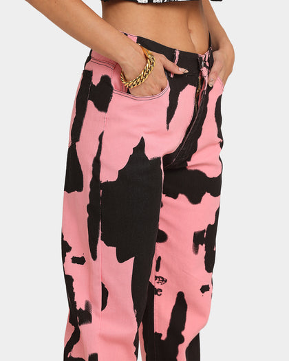 XXIII Ennio Tie Dye Pants Black/Pink