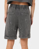 XXIII Santo Paint Splatter Shorts Dark Grey