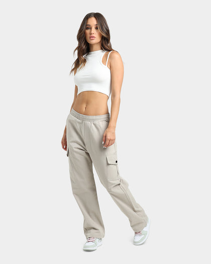 XXIII Vito Wide Leg Cargo Pants Grey