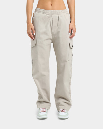 XXIII Vito Wide Leg Cargo Pants Grey
