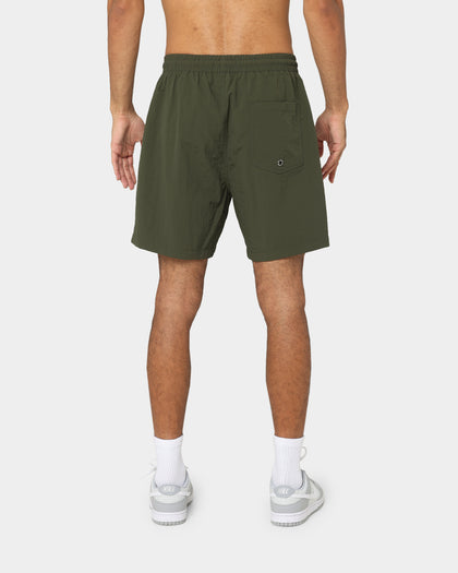 DOPE Miami Nylon Shorts Forest Green