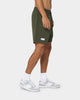 DOPE Miami Nylon Shorts Forest Green