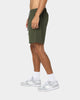 DOPE Miami Nylon Shorts Forest Green