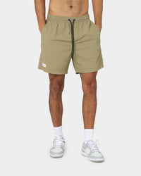 DOPE Miami Nylon Shorts Olive
