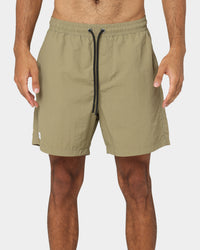 DOPE Miami Nylon Shorts Olive
