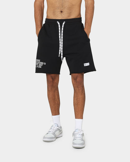 DOPE Venice Fleece Shorts Black/White
