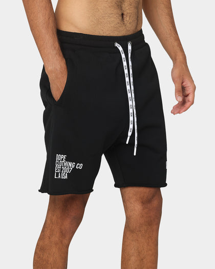 DOPE Venice Fleece Shorts Black/White