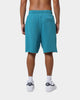 Mitchell & Ness Miami Dolphins Centre Block Shorts Faded Teal