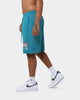 Mitchell & Ness Miami Dolphins Centre Block Shorts Faded Teal