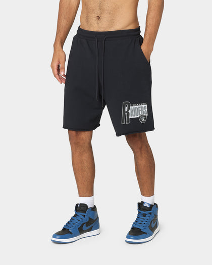 Mitchell & Ness Las Vegas Raiders Centre Block Shorts Faded Black