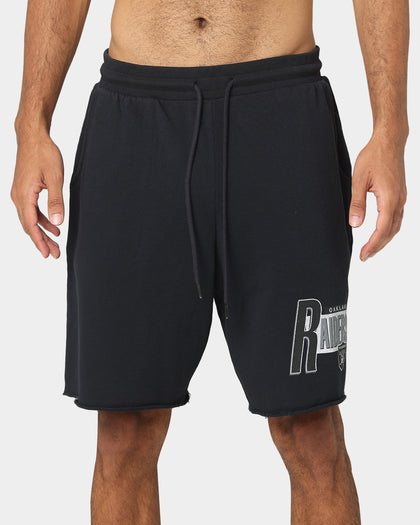 Mitchell & Ness Las Vegas Raiders Centre Block Shorts Faded Black