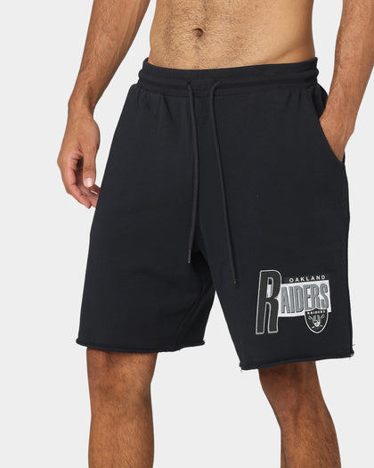 Mitchell & Ness Las Vegas Raiders Centre Block Shorts Faded Black