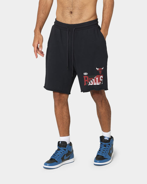 Mitchell & Ness Chicago Bulls Split Block Shorts Faded Black