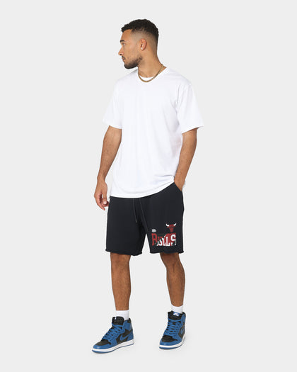 Mitchell & Ness Chicago Bulls Split Block Shorts Faded Black