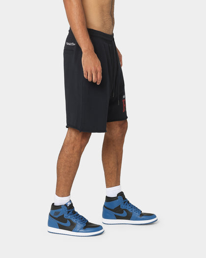 Mitchell & Ness Chicago Bulls Split Block Shorts Faded Black