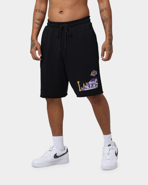 Mitchell & Ness Los Angeles Lakers Split Block Shorts Faded Black